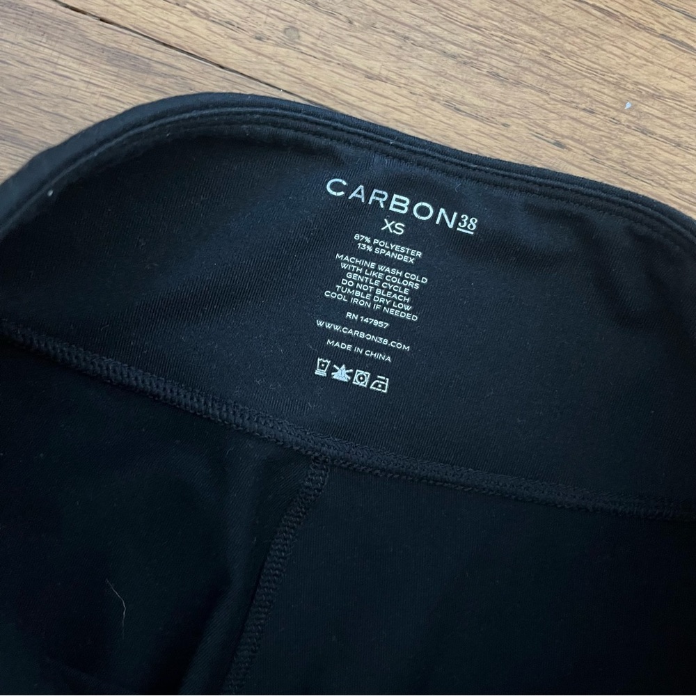 Carbon38 Plain Black legging XS - Picture 2 of 3